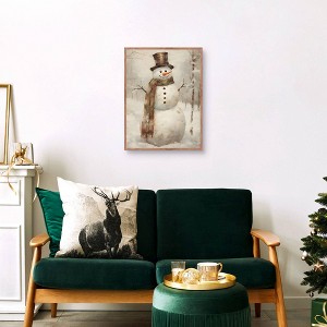 Masterpiece Art Gallery 18"x24" Snowman I Wall Art - 1 of 4