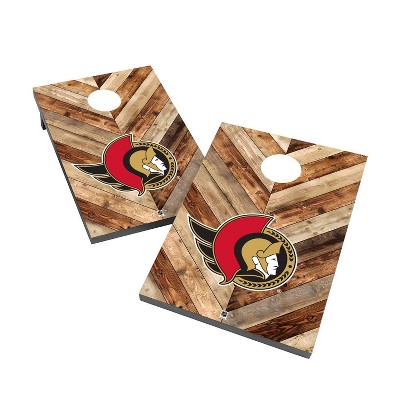 NHL Ottawa Senators 2'x3' Cornhole Bag Toss Game Set