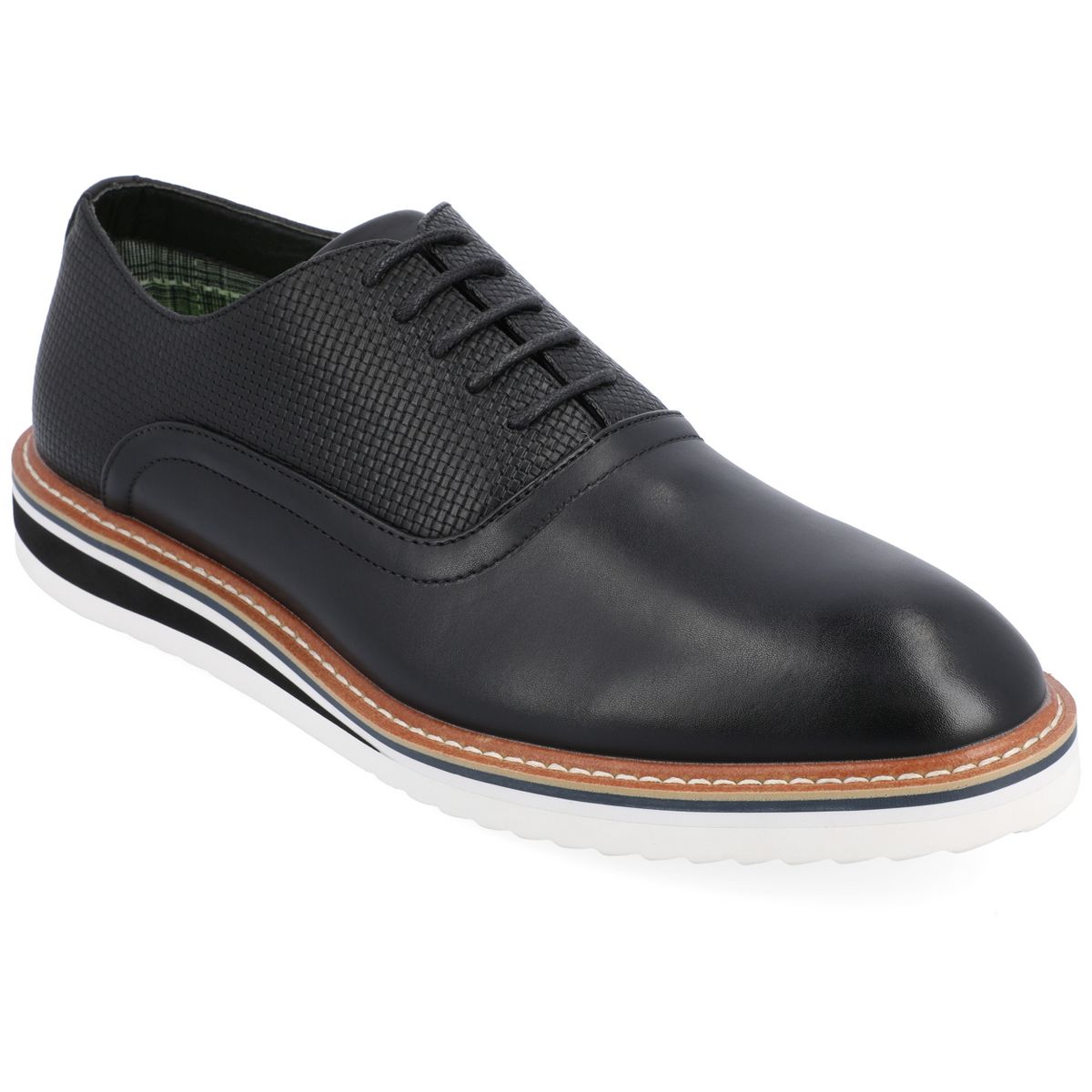 Vance Mens Weber Plain Toe Hybrid Dress Shoe