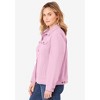 Woman Within Plus Size Stretch Denim Jean Jacket - 4 of 4