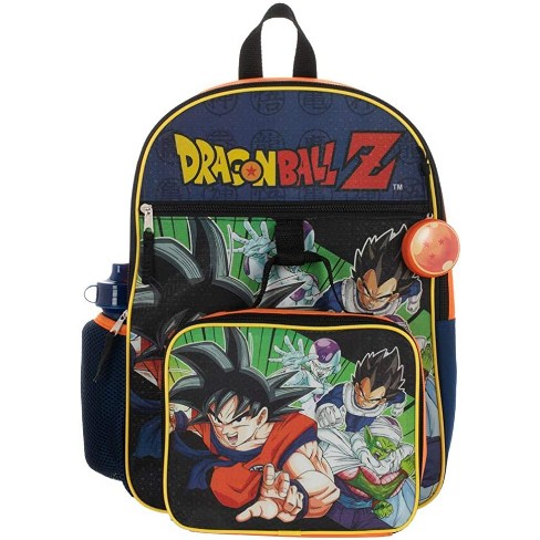 Dragon Ball Z Kids' Backpack with Lunch Bag 4-Piece Set Multi-Color 