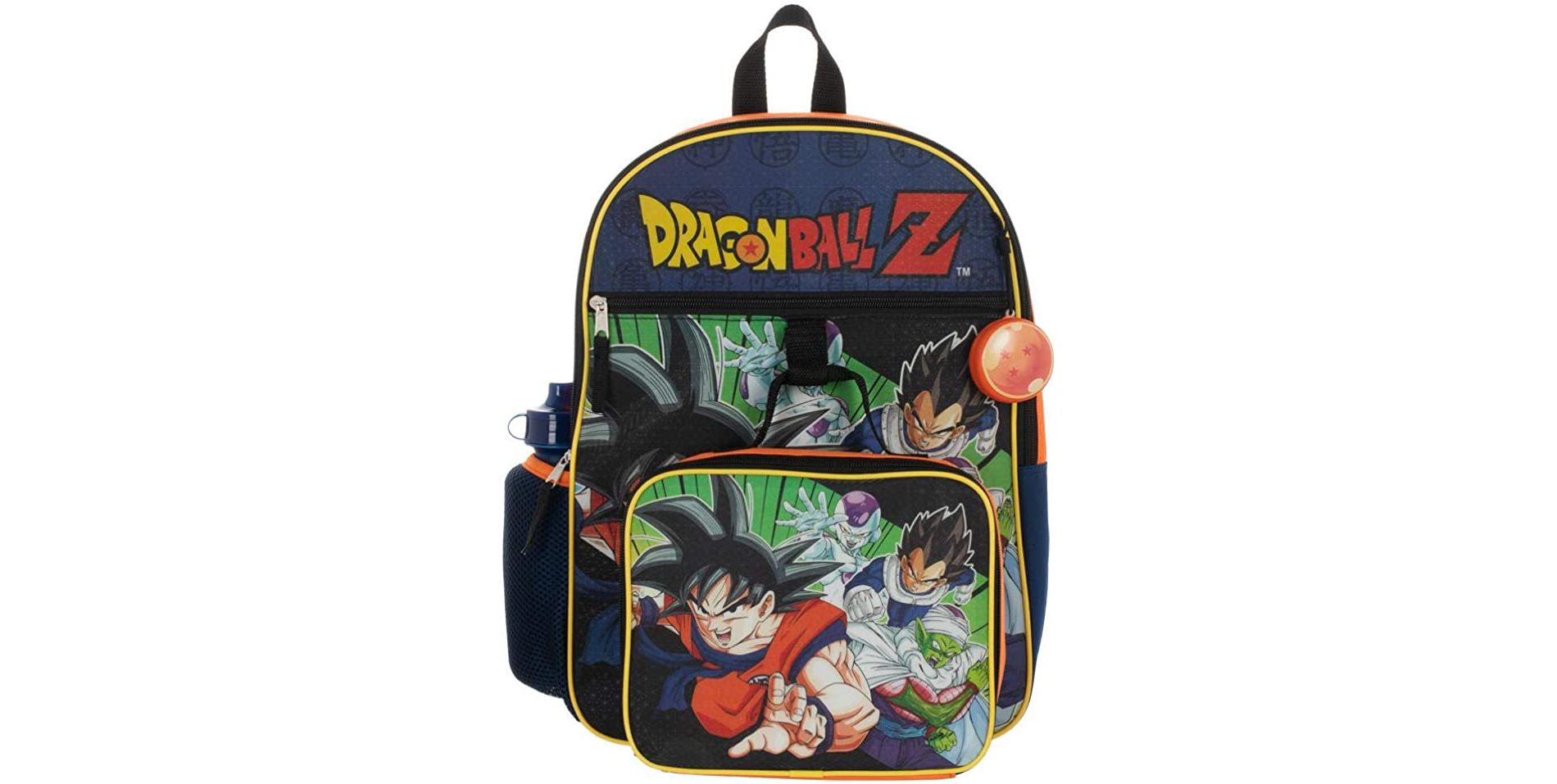 Dragon Ball Z kids Backpack Set 4-Piece School Supplies Combo