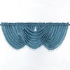 Kate Aurora Living Textured Crepe Sheer Single Window Curtain Treatments And Valances - 2 of 4