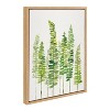 18" x 24" Sylvie Sword Ferns by Patricia Shaw Framed Wall Canvas Natural - Kate & Laurel All Things Decor: Modern Botanical Digital Art - image 2 of 4