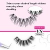 VEYES Wispy False Eyelashes Invisible Band Multipack Lightweight Comfortable Delicate Volume Wispy-Looking Reusable Cruelty-Free 5 Pairs Feyra - 3 of 4
