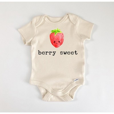Strawberry Berry Fruit - Baby Boy Girl Clothes Infant Onesie® Funny Cute Newborn GS1