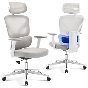 Office Chair Ergonomic Desk Chair - Home Mesh Office Desk Chair with Adjustable Lumbar Support, for Home, Office - 1 of 4