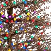 6ft. Frosted Berry Twig Artificial Christmas Tree with 350 Multicolor Gum Ball LED Lights & 808 Branches – Lively X-Mas Tree - 4 of 4