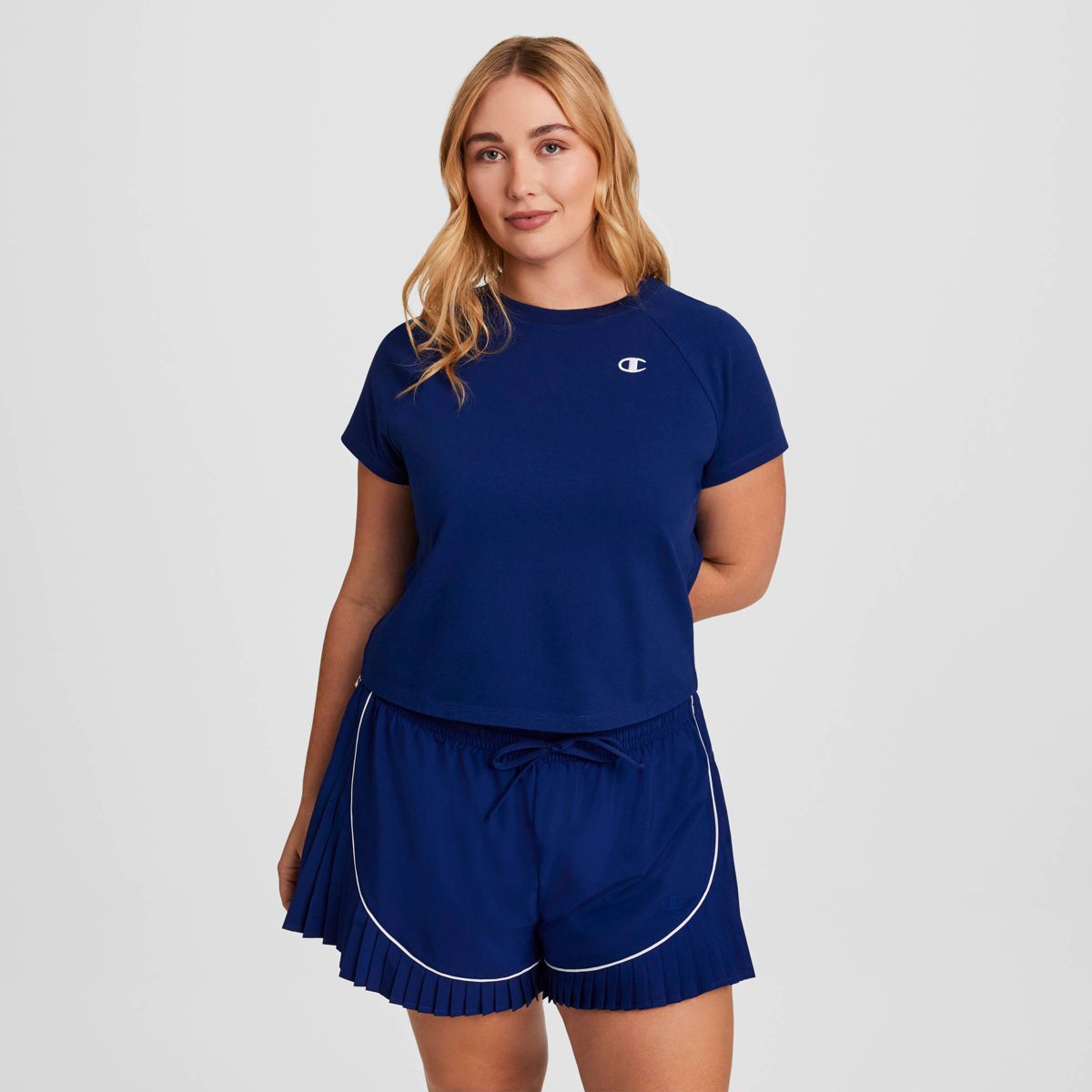 Champion Women's Iconic Essentials Raglan Short Sleeve Baby T-Shirt - thumbnail 6