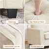 83 Inch Modern 3 Seater Sofa, Deep Seat Couch with Washable Detatchable Covers - 3 of 4