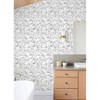 RoomMates Cat Poses Black/White Peel and Stick Wallpaper - 4 of 4