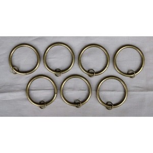 2 1-2inch Inner Diameter Metal Curtain Eyelet Rings - 1 of 4