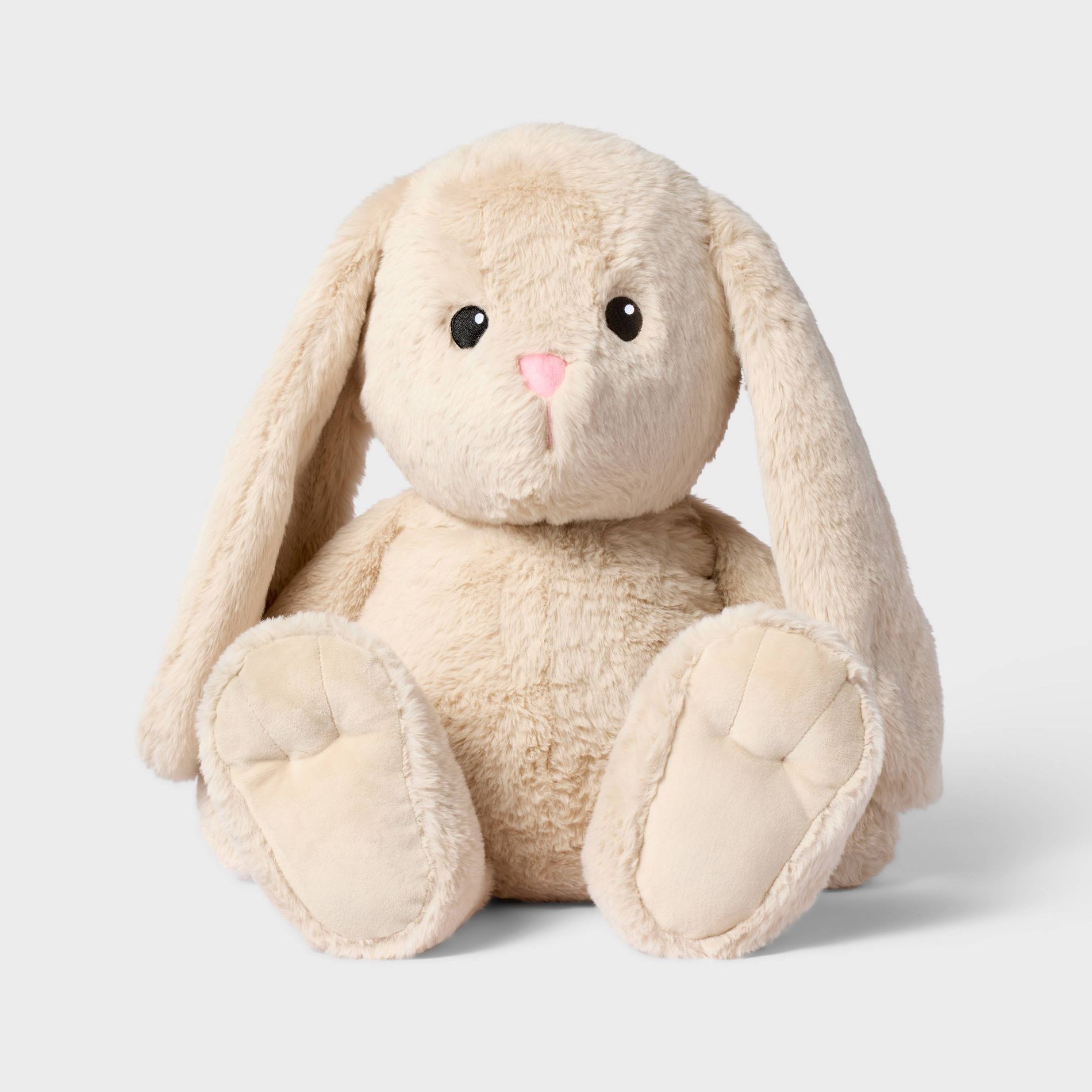 18" Jumbo Tan Bunny Stuffed Animal - Gigglescape™