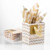 kyywee 12 Pcs Mini Metallic Gift Bags with Handle, Tissue Paper ...