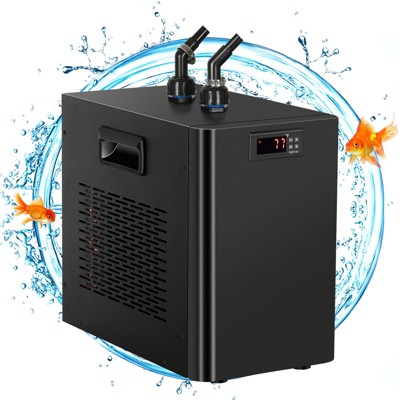 Mojgar Aquarium Chiller, 42gal 1/10 HP Water Chillers, Hydroponic Cooler Fish Tank Cooling System for Axolotl Coral Reef Shrimp