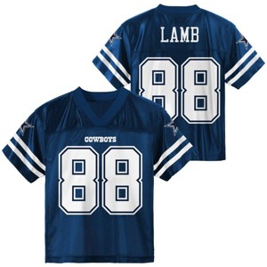 NFL Dallas Cowboy CeeDee Lamb Boys' Short Sleeve Toddler Jersey - 1 of 3