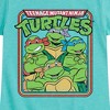 Girls' - Teenage Mutant Ninja Turtles - Retro Group Fitted Short Sleeve Graphic T-Shirt - 2 of 4
