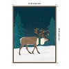 Amanti Art Christmas Caribou by Tania Garcia Canvas Art Framed - 3 of 4