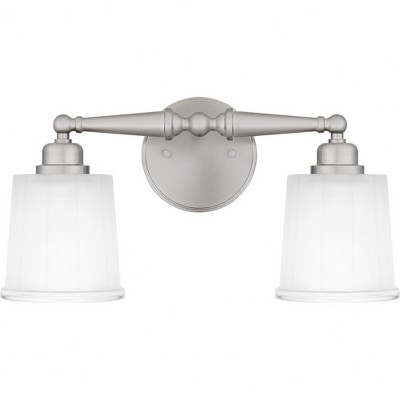 Quoizel Lighting Cecilia 2 - Light Vanity in  Brushed Nickel