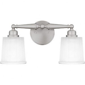 Quoizel Lighting Cecilia 2 - Light Vanity in  Brushed Nickel - 1 of 1