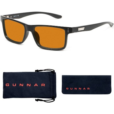 GUNNAR Gaming & Computer Glasses - Vertex, Onyx Frame / Amber Max Tint Lens (VER-00112)