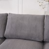 113" Corduroy L-Shaped Modular Boneless Sectional Sofa with Chaise & Ottoman - 4 of 4