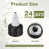 Unique Bargains Liquid Dispensing PP Squeeze Bottle Twist Top Caps 24 Pcs - 2 of 4
