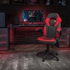 Flash Furniture X10 Gaming Chair Racing Office Ergonomic Computer PC Adjustable Swivel Chair with Flip-up Arms - image 2 of 4