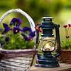 Feuerhand Outdoor Kerosene Fuel Lantern, German Made Weather Resistant Baby Special 276 Galvanized Hurricane Lamp for Camping or Patio, 10 Inches - 2 of 4