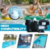 Pool Pump Pumps Above Ground Drain Cover Water Solar 2hp Tarpaulin Swimming Motor Variable Speed 1.5 Hp Pond Small Booster Horsepower Filter Pools - 4 of 4