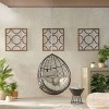 Morris Indoor/Outdoor Wicker Hanging Chair with 8' Chain - Christopher Knight Home: Cushioned, Weather-Resistant - 2 of 4