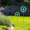 Sullivans 30" Blue And Green Circle Reflective Garden Stake, Multicolor - 3 of 4