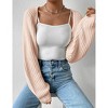 Women's Long Sleeve Cardigan Sweater - Lightweight Open Front Knit Cover Up - 4 of 4