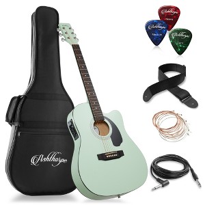 Ashthorpe Full-Size Cutaway Thinline Acoustic Electric Guitar Package with Premium Tonewoods - 1 of 4