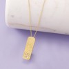 Ross-Simons Diamond-Accented Vertical Bar Necklace in 18kt Gold Over Sterling Size 18 - 3 of 4