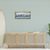 Stupell Industries Varied Boats Docked Port Marina Floating Frame Canvas Art, Gold, 31" x 14" - 3 of 4