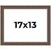 PosterPalooza | Elegant Brown Picture Frame - UV Acrylic, Backing Board, Hanging Hardware Included - 2 of 4