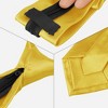 INSPIRE CHIC Men's Solid Color Satin Shine Pre-tied Knot Zipper Ties - 3 of 4