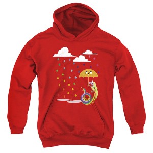 Boys’ Adventure Time Lady In The Rain Hooded Sweatshirt - 1 of 4