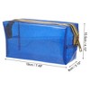 Unique Bargains Travel Toiletry Bag Makeup Bag Organizer Toiletry Organizer Travel Cosmetic Bag Waterproof PVC 1PC - 4 of 4