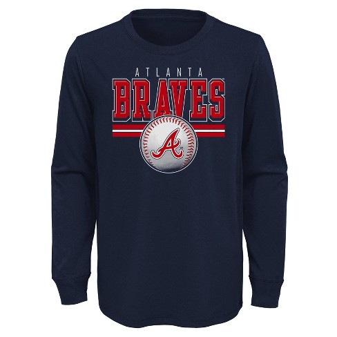 Mlb Atlanta Braves Women's Short Sleeve V-neck T-shirt : Target
