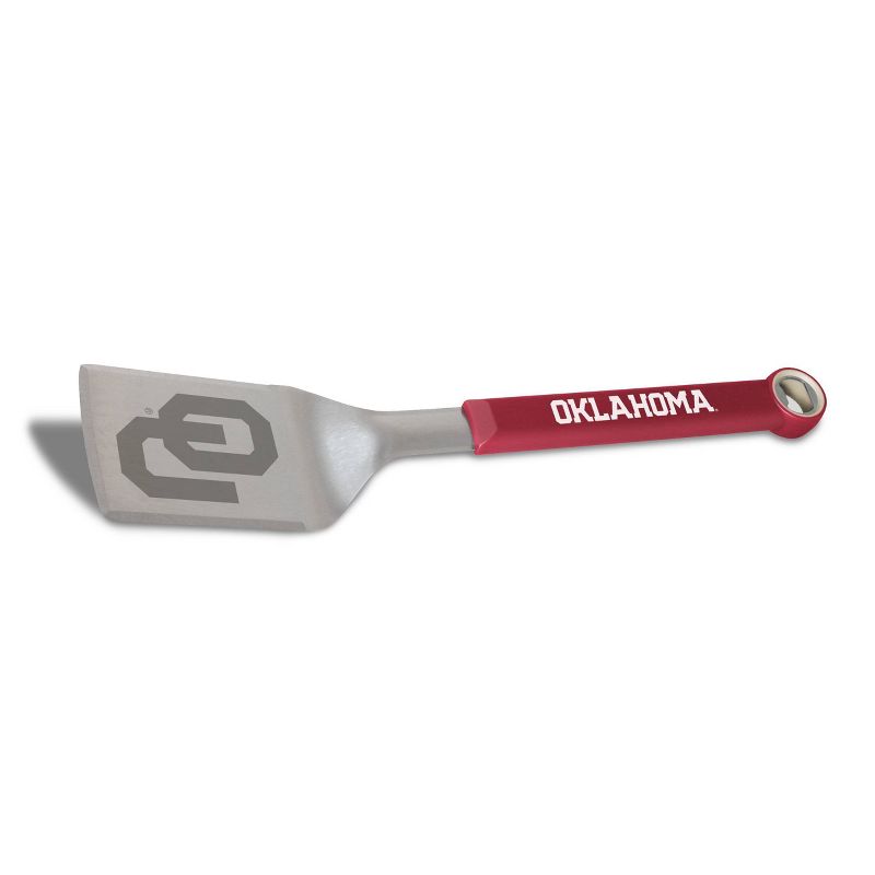 NCAA Oklahoma Sooners Stainless Steel BBQ Spatula with Bottle Opener, 2 of 5