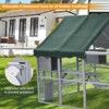 110 Inch Catio Outdoor Cat Enclosure for Multiple Cats, Large Walk in Cats House with Weatherproof Roof, 7 Platforms 2 Resting Boxes, Grey - 4 of 4