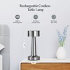 Bell + Howell Chelsea Table Lamp 2 Pack Small Cordless Touch LED Rechargeable - 2 of 4