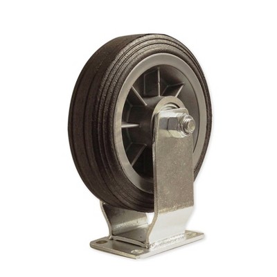 SNAP-LOC 375 lb Caster 6 Inch All-Terrain Solid Rubber Rigid