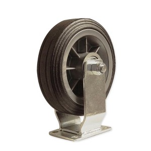 SNAP-LOC 375 lb Caster 6 Inch All-Terrain Solid Rubber Rigid - 1 of 4