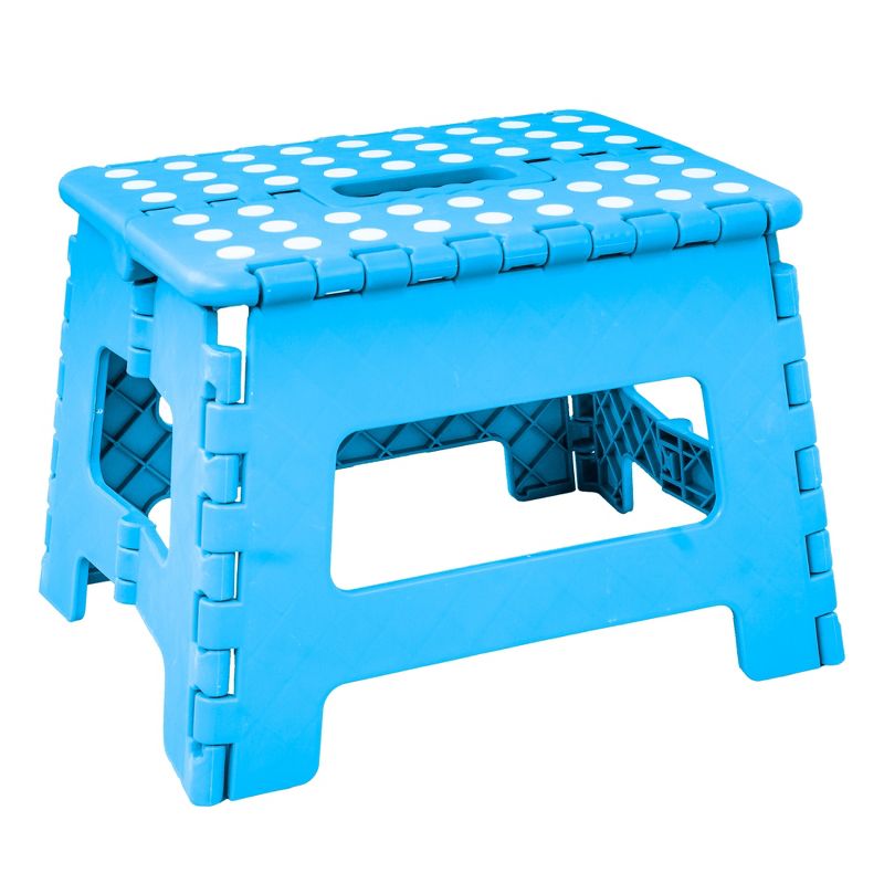 Lexi Home 9" Plastic Step Stool with Handle, 1 of 4