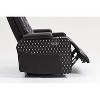 TiramisuBest Vibration Massage Chair Recliner with Heat, Oversized Swivel Rocker Chair, Single Sofa, Teddy Fabric Manual Recliner Cha - 4 of 4