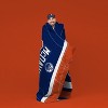 Sleep Squad Edmonton Oilers Connor McDavid 60 x 80  Raschel Plush Blanket - 2 of 4