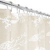 LunaLulinlk Fabric Shower Curtain with Hooks - 3 of 4